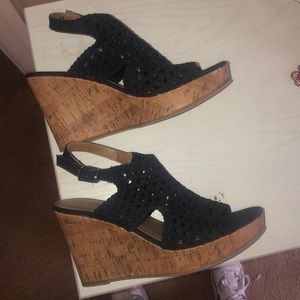 Women’s Mudd Navy Wedges